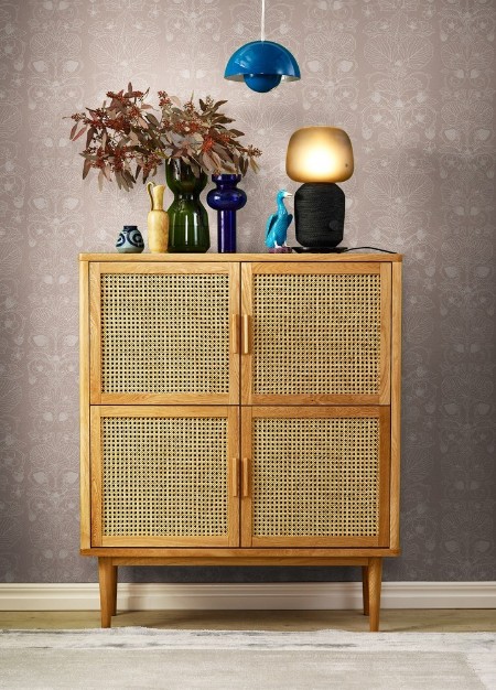 Coloring Strawberries Pink - 1035201-03 - 04902-01 paint Wallpassion